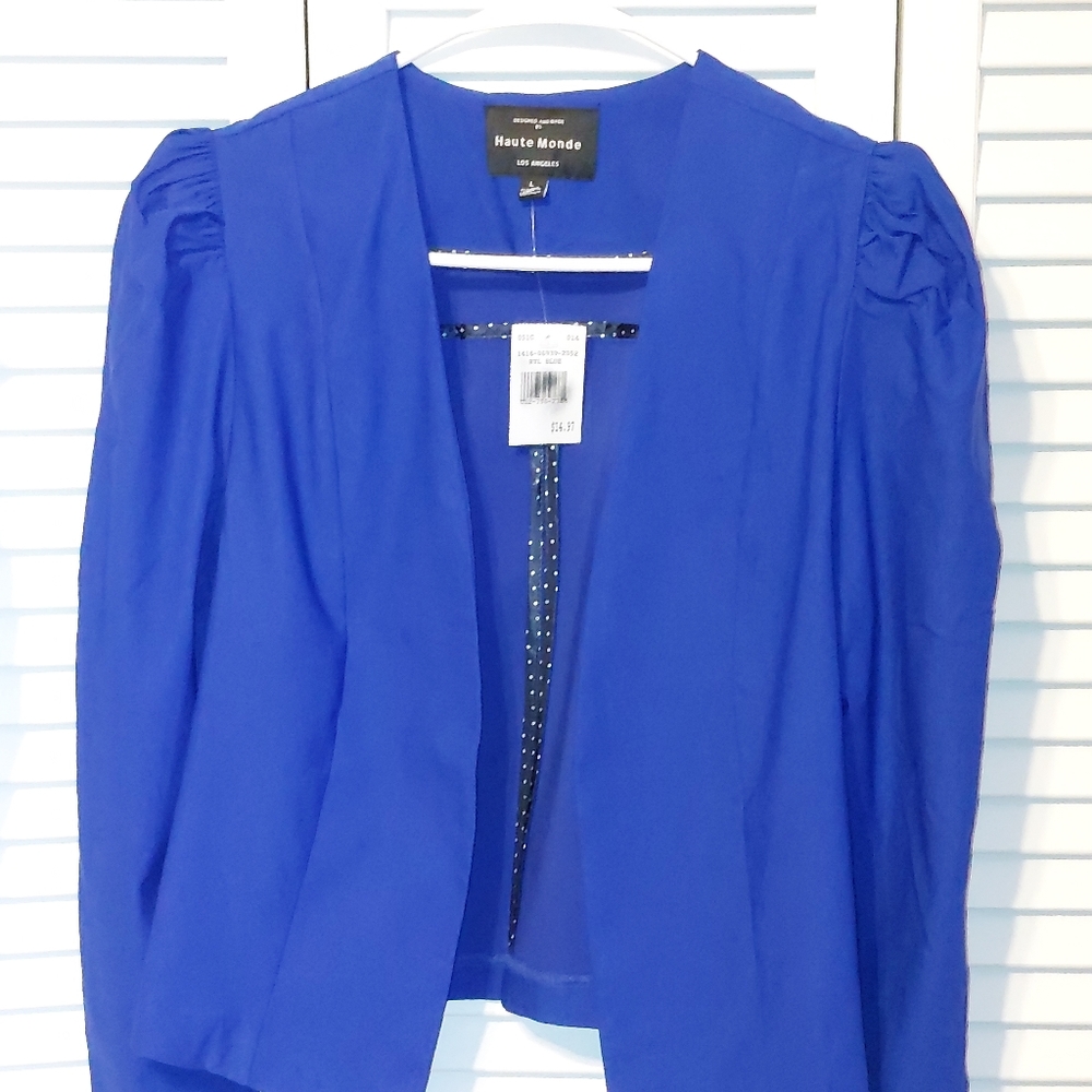 Ladies Royal Blue Blazer
